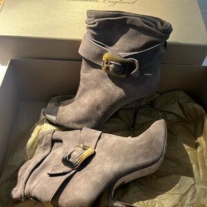 Burberry Shoes | Burberry Suede Booties |